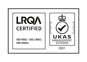 LRQA Certified - UKAS ISO 9001 14001 45001