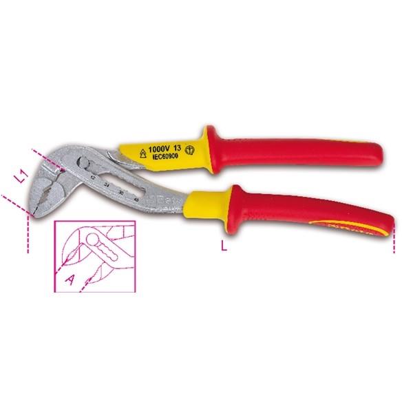Beta 1048 250mm Slip Joint Pliers - Boxed Joint