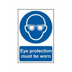 200 X 300mm Eye Protection Must Be Worn