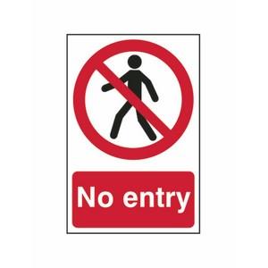 200 X 300mm No Entry