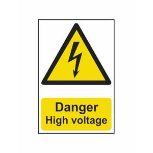 200 X 300mm Danger High Voltage