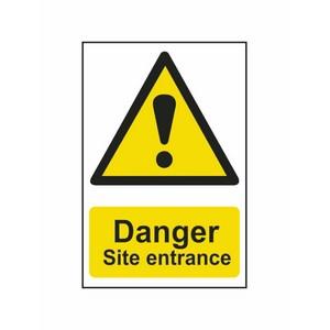 600 X 400mm Danger Site Entrance