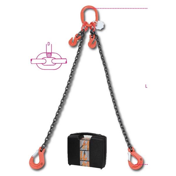 Beta 80970082 2 Leg Chain Sling and Grab Hook