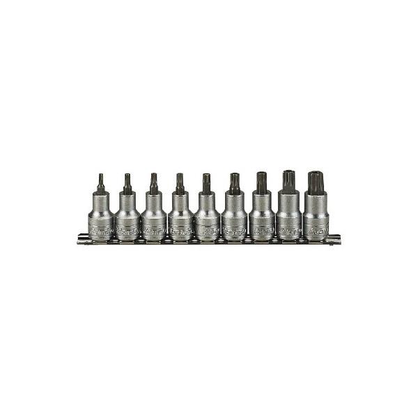 Teng Tools 1/2'' Drive Torx Clip Rail Set 