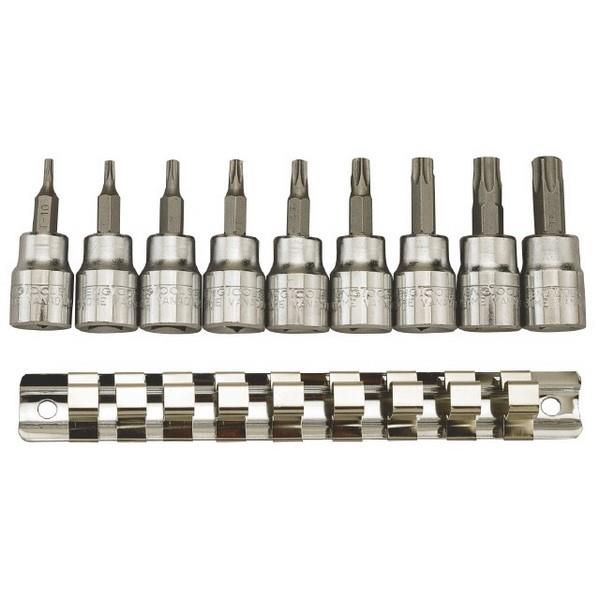 Teng Tools 3/8'' Drive Torx Hex Bit Set