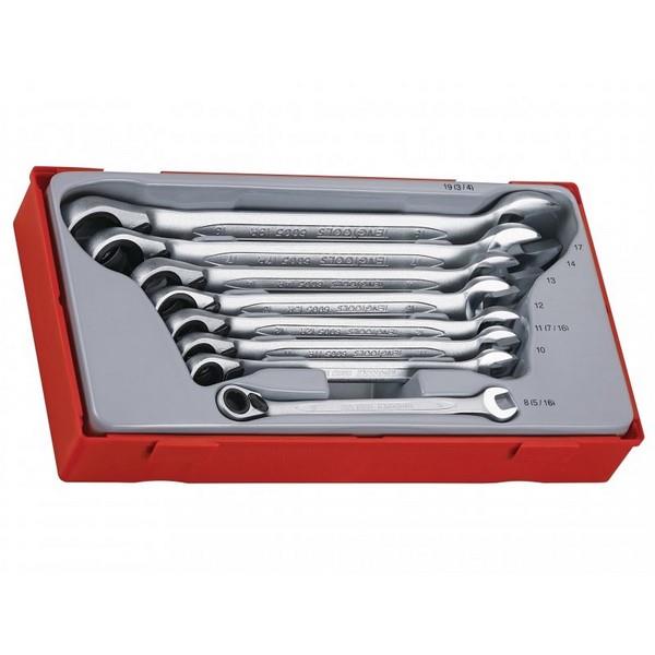 Teng Tools Ratchet Comb Spanner Set