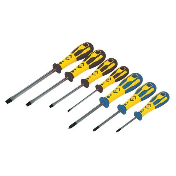 CK 49163 Slot / Pozi Screwdriver Set (7 Pce)