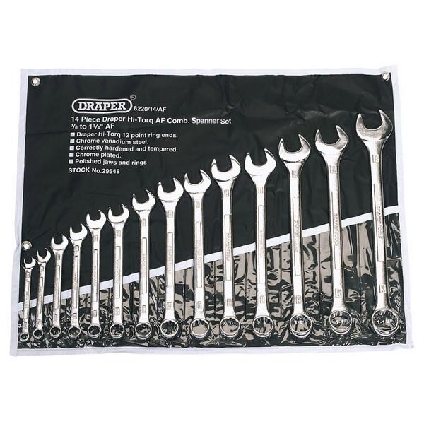 Draper 29548 Imperial Comb Spanner Set