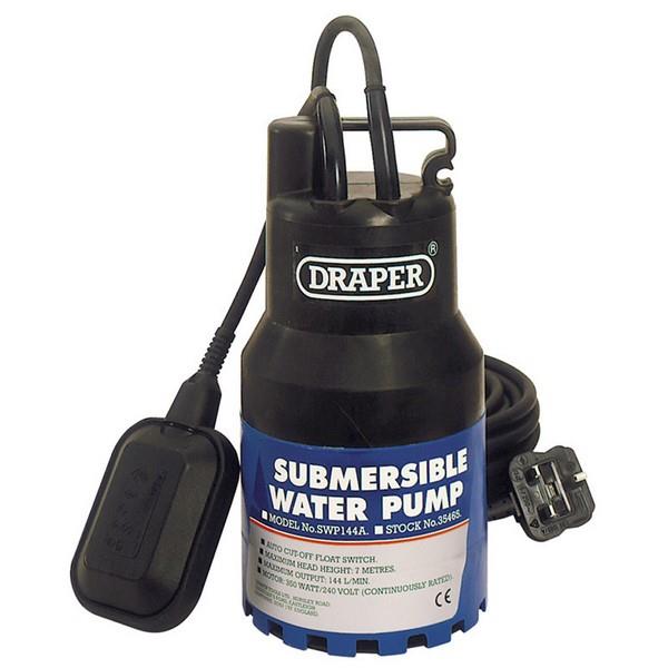 Draper 61584 Submers Water Pump C/W Float Switch