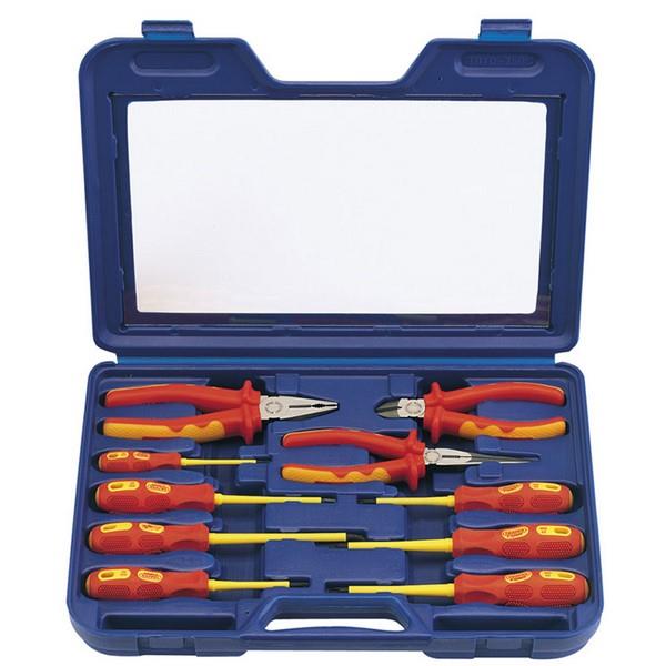Draper 71155 Vde Plier/S-Driver Set-10Pc