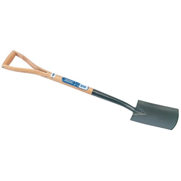 Draper 14305 Carbon Steel Border Spade Ash Handle