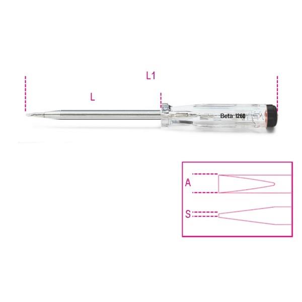 Beta 1253-Mains Testing Screwdriver 150/250V