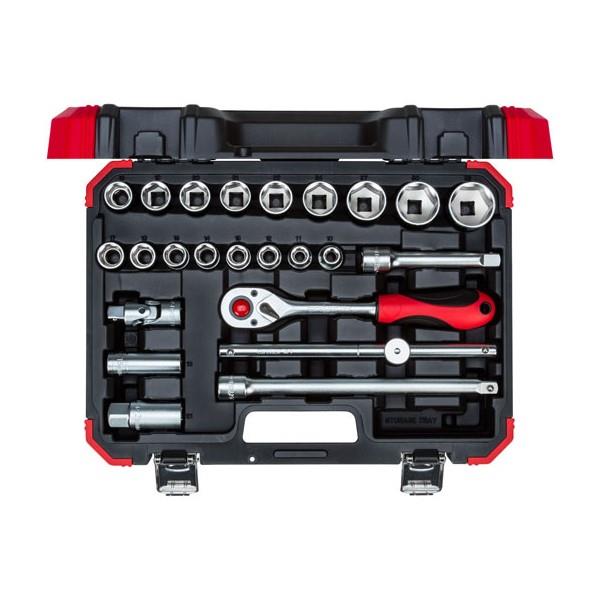 Gedore Carolus 1/2In 24 Piece Socket Set