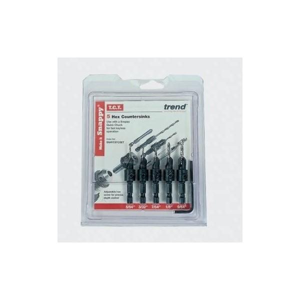 Trend Snappy 5 Pc Tct Countersink Set
