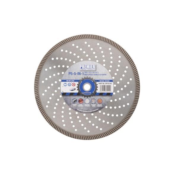 Premier Diamond  5 Star P5-In-1 Diamond Blade