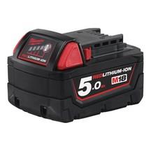 Milwaukee M18B5 18V 5.0Ah Red Lithium Battery