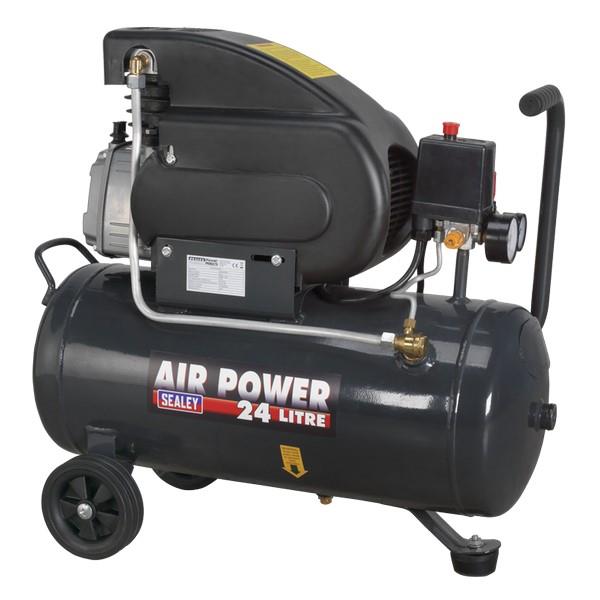 Sealey Sac2420E 24L 2Hp Direct Drive Compressor - 240V