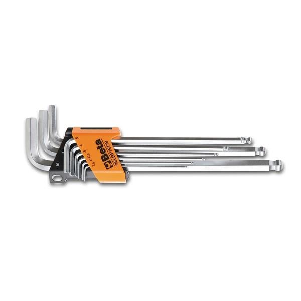 Beta 96LBP/SC9 Ball Ended Hex Key Set (Metric) Long Series