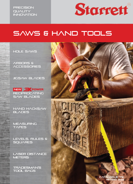 Starrett Saws & Hand Tools Catalogue 2022