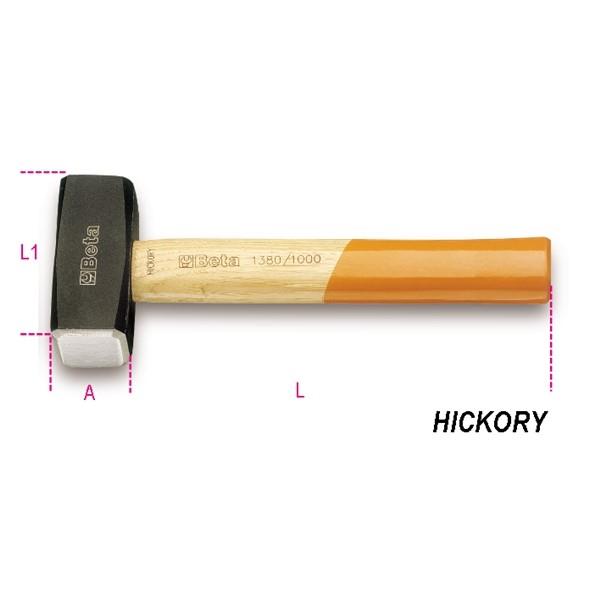 Beta 1380 Lump Hammer Wooden Shaft - 800G