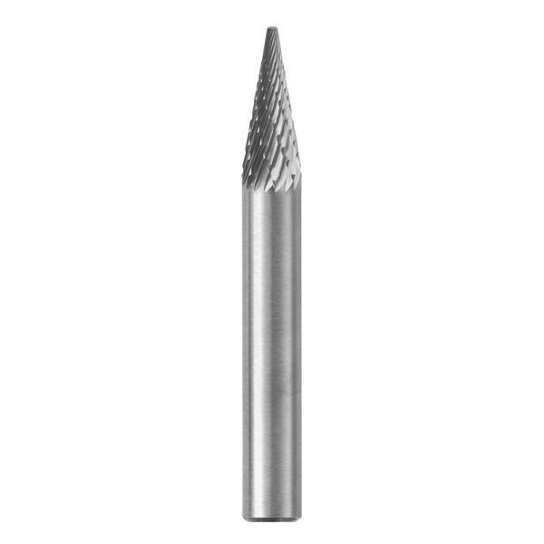 ATA Tungsten Double Cut Carbide Burr - Cone - 6mm