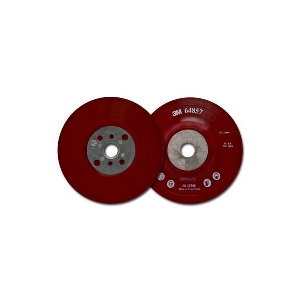 3M High Performance Ribbed Back-Up Pad - Red