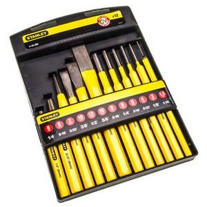 Stanley Punch and Chisel Set - 12 Piece