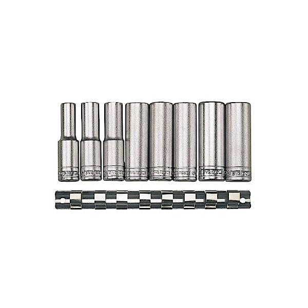 Teng Tools 1/2'' Deep Metric Bit Set