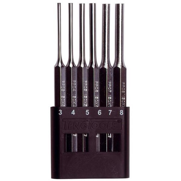 Teng Tools Parallel Pin Punch Set - 6 Piece
