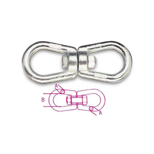 Beta 8116 Eye And Eye Swivels 'Sicilia' - 6mm