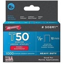 Arrow T50 - Staples - 6mm - 1/4'' - Box 1250