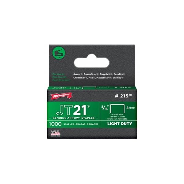 Arrow Jt21 Staples - 6mm - 1/4'' - Box 1000