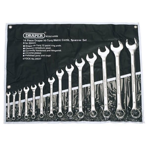 Draper 29547 Metric Comb Spanner Set