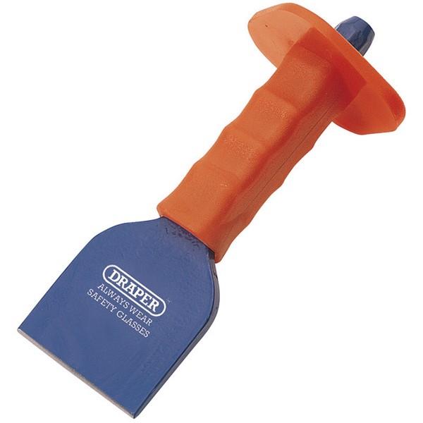 Draper Brick Bolster with Hand Guard - 75mm