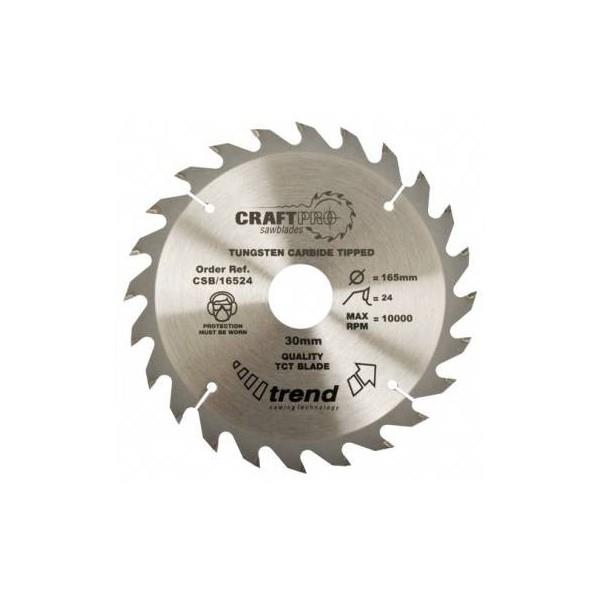 Trend Craft Saw Blade 160mm X 24T X 20mm