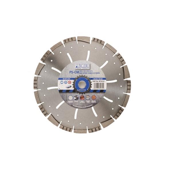 Premier Diamond 5 Star P5-Cm Diamond Blade - 300 X 3.0 X 10 X 20mm