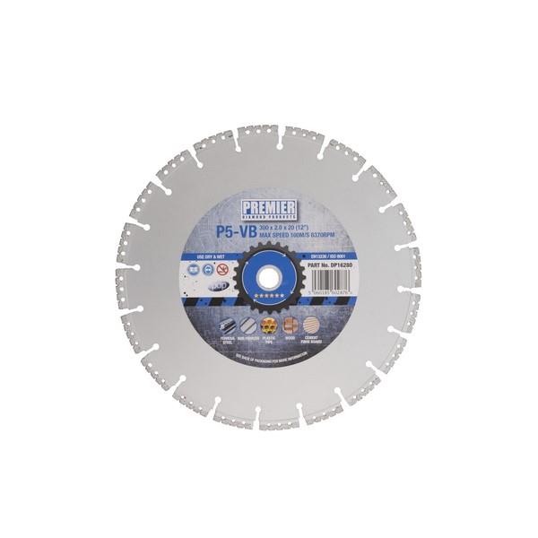 Premier Diamond Vacuum Brased Rescue Blade - 115mm