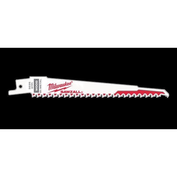 Milwaukee Demolition Sawzall Blade - Wood with Nails - 150mm - 5TPI
