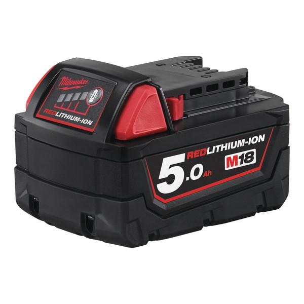 Milwaukee M18B5 18V Battery - 5.0Ah