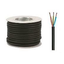 Rubber Multicore Black - 3 X 1.5mm