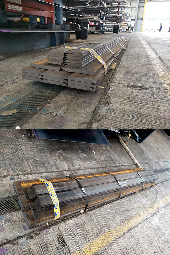 2500 Bucket Edge - 110mm (S) 12mm (T) 2.5m (L) 24kg/m - 110mm (S) 12mm (T) 2.5m (L) 24kg/m