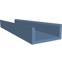 Galvanised Channel 6.1M Length - 100mm (H) 50mm (W) 10mm (F) 6.1m (L) 10.2kg/m