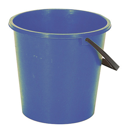 Round Plastic Buckets - Blue