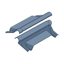 2 Piece Vented Ridge Cover