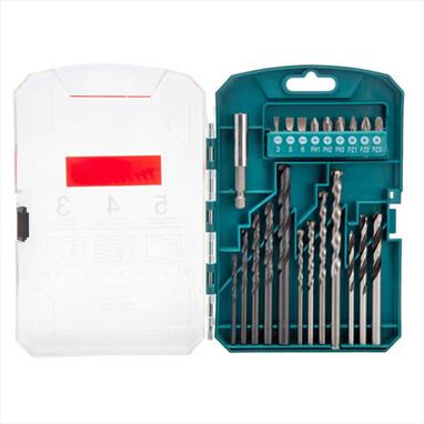 Makita Drill & Screw Bit Set - 22 Piece