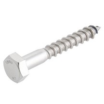 Stainless Steel Coach Screw - M6 - 40mm - A2