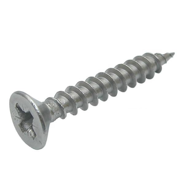 Stainless Steel Woodscrew - Countersunk Pozi - 4G - 1/2" - A2