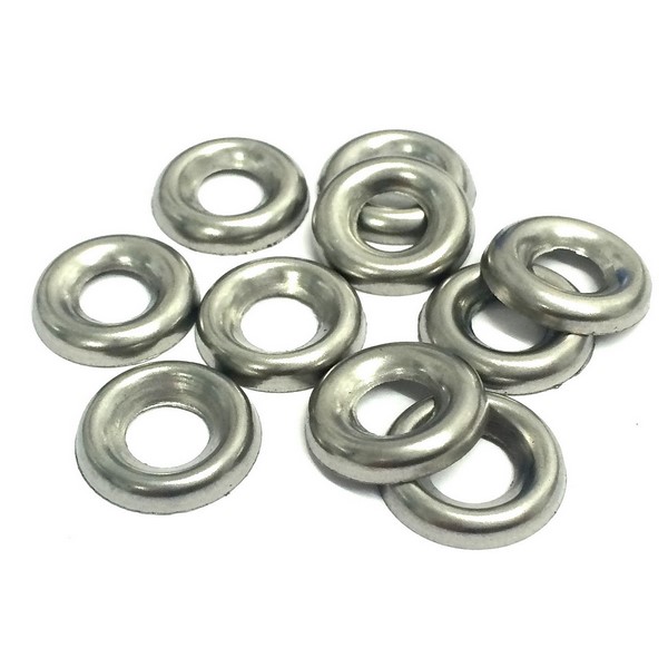 Stainless Steel Screw Cup Washer - 6G - A2