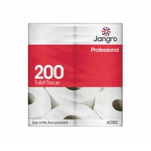 Jangro Toilet Rolls - 36 Pack - 2 Ply - 320 Sheets