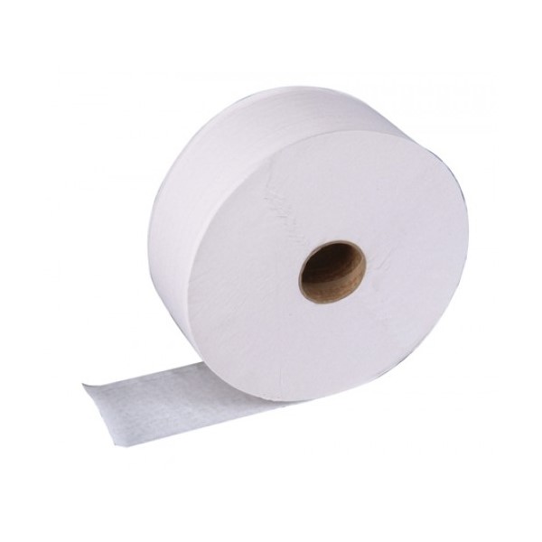 Jangro Jumbo Toilet Rolls - 6 Pack - 300m x 2.25'' Core